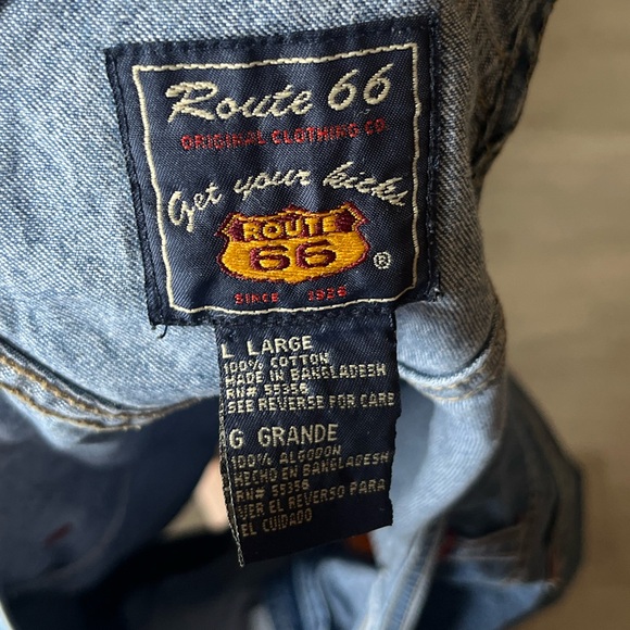 ☾ Vintage cotton shorts overalls (Route 66) - Picture 10 of 10